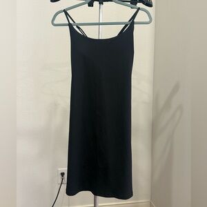 AegisChic Women’s Tennis Athletic Dress Sz Large Black With Shorts, Built In Bra